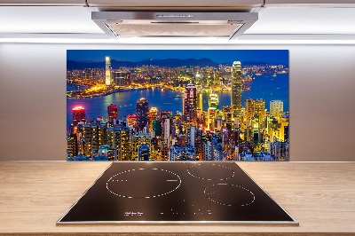 Panel do kuchyne Nočný Hongkong