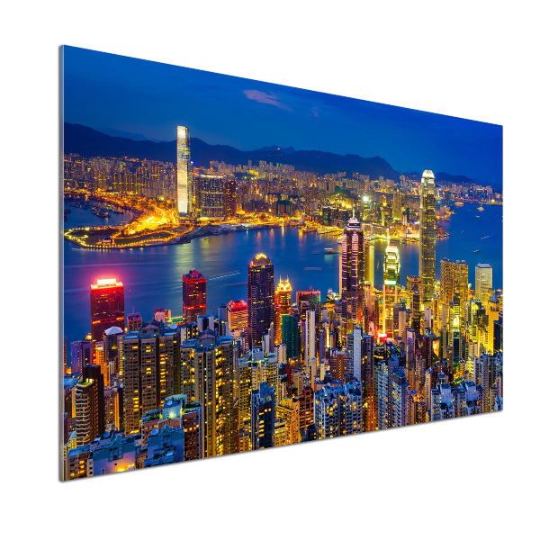 Panel do kuchyne Nočný Hongkong