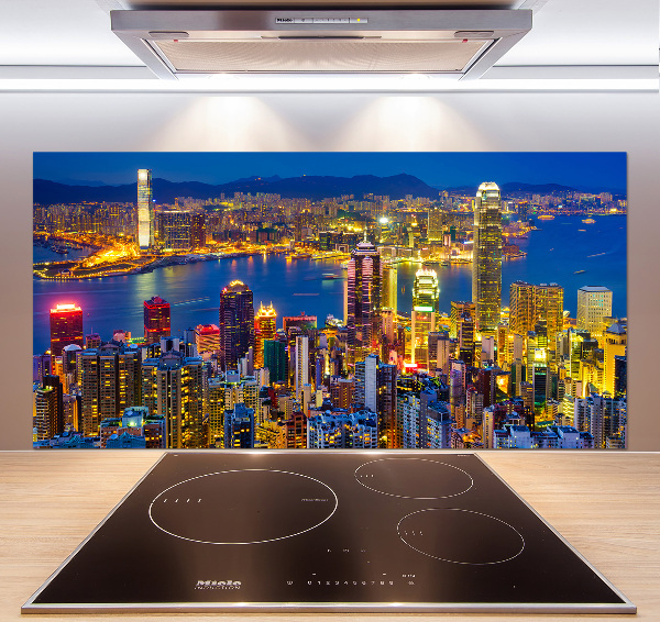 Panel do kuchyne Nočný Hongkong