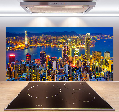 Panel do kuchyne Nočný Hongkong