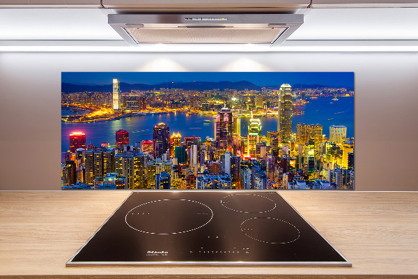 Panel do kuchyne Nočný Hongkong