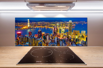 Panel do kuchyne Nočný Hongkong