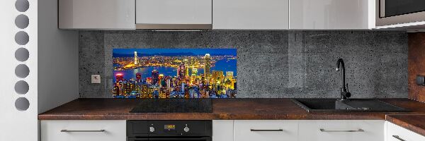 Panel do kuchyne Nočný Hongkong