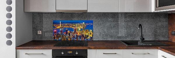 Panel do kuchyne Nočný Hongkong
