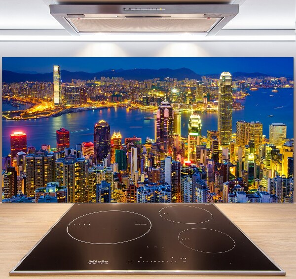 Panel do kuchyne Nočný Hongkong