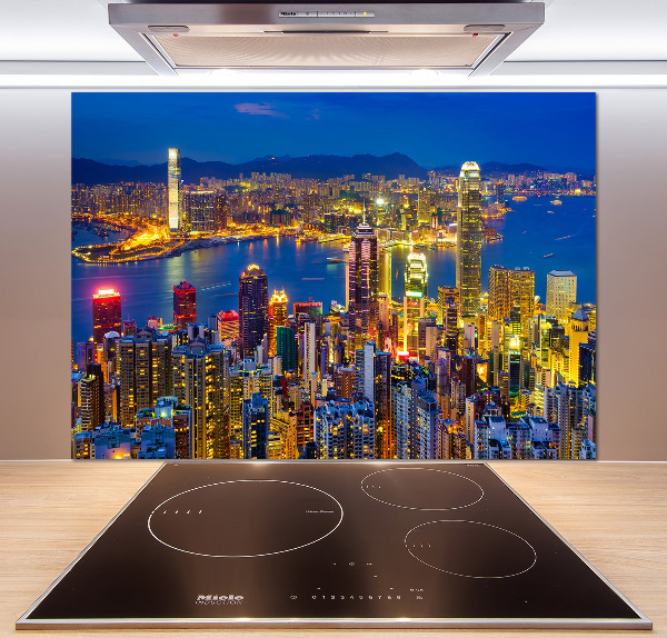 Panel do kuchyne Nočný Hongkong