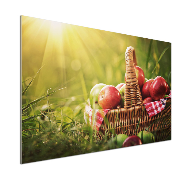 Panel do kuchyne Jablká v koši