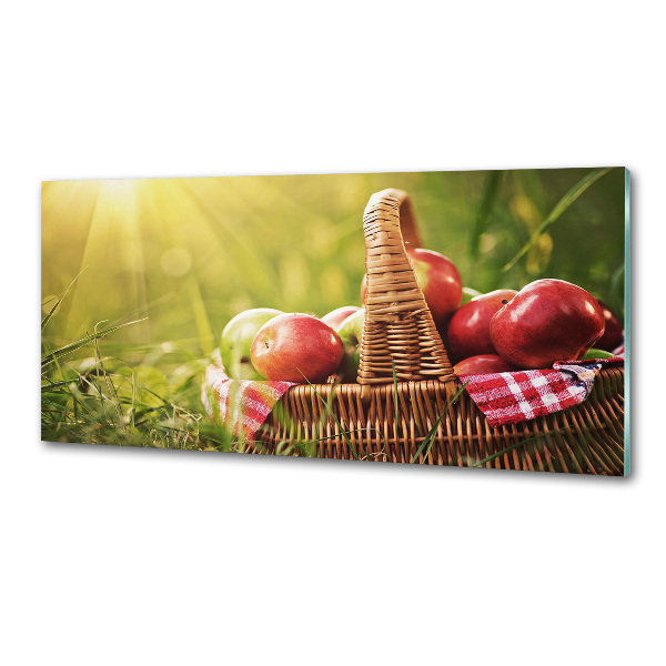 Panel do kuchyne Jablká v koši