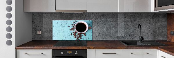 Dekoračný panel sklo Čierna káva