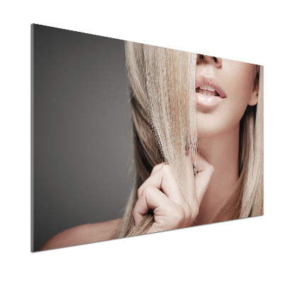 Panel do kuchyne Pekná blondínka