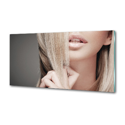 Panel do kuchyne Pekná blondínka