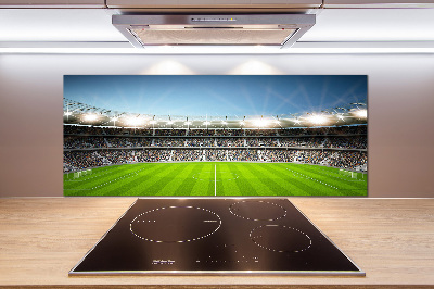 Sklenený panel do kuchyne Štadión