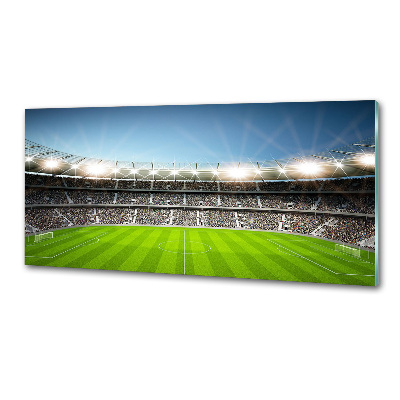 Sklenený panel do kuchyne Štadión