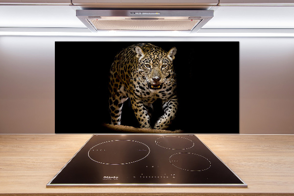 Sklenený panel do kuchyne Jaguar