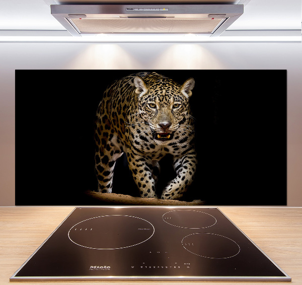 Sklenený panel do kuchyne Jaguar
