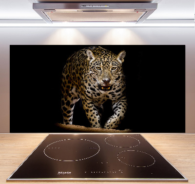 Sklenený panel do kuchyne Jaguar