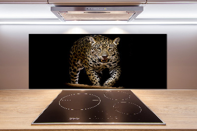 Sklenený panel do kuchyne Jaguar