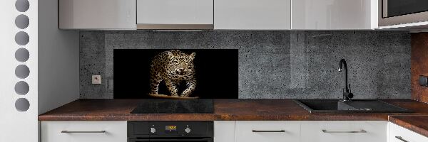 Sklenený panel do kuchyne Jaguar