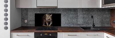 Sklenený panel do kuchyne Jaguar