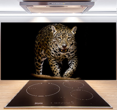 Sklenený panel do kuchyne Jaguar