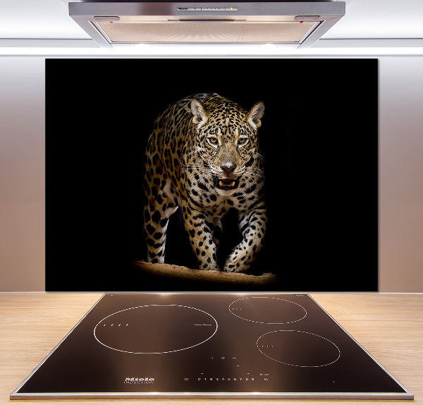 Sklenený panel do kuchyne Jaguar