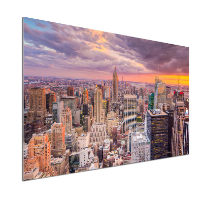 Sklenený panel do kuchynskej linky New York