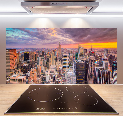 Sklenený panel do kuchynskej linky New York