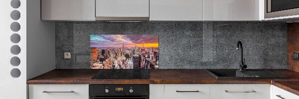 Sklenený panel do kuchynskej linky New York