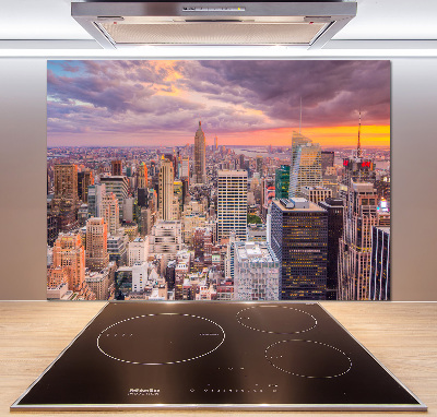 Sklenený panel do kuchynskej linky New York