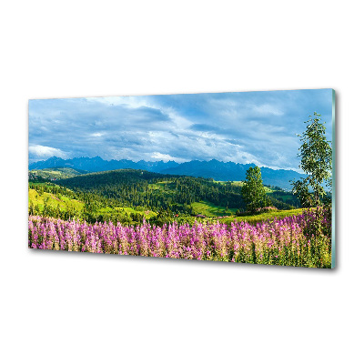 Panel do kuchyne Levanduľa v horách