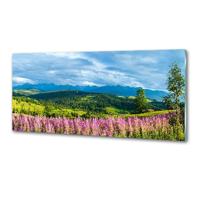 Panel do kuchyne Levanduľa v horách
