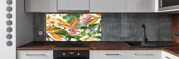 Panel do kuchyne Tropický ostrov