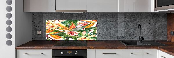 Panel do kuchyne Tropický ostrov
