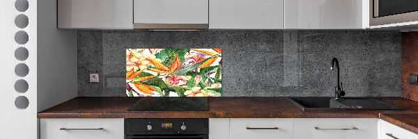 Panel do kuchyne Tropický ostrov