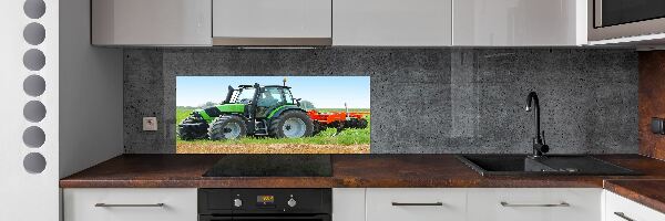 Panel do kuchyne Traktor na poli