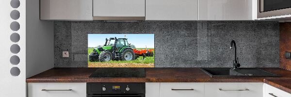 Panel do kuchyne Traktor na poli