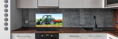 Panel do kuchyne Traktor na poli