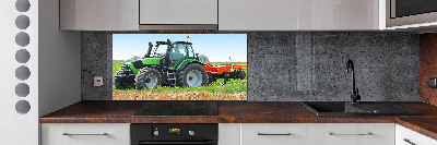 Panel do kuchyne Traktor na poli