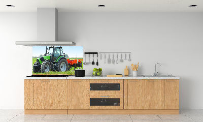 Panel do kuchyne Traktor na poli