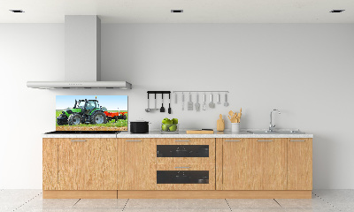 Panel do kuchyne Traktor na poli