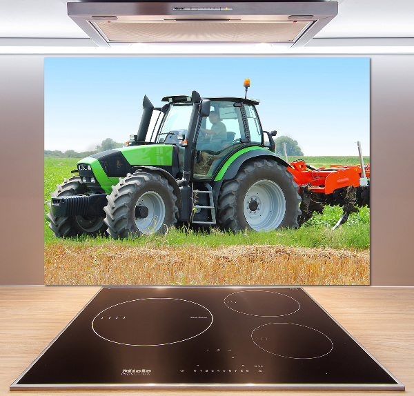Panel do kuchyne Traktor na poli