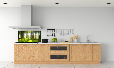 Dekoračný panel sklo Les slnko