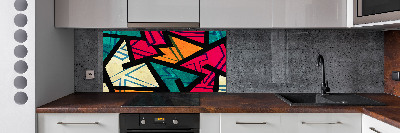 Panel do kuchyne Geometrické pozadie
