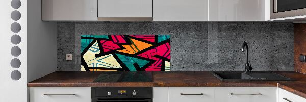 Panel do kuchyne Geometrické pozadie