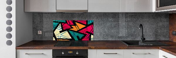 Panel do kuchyne Geometrické pozadie