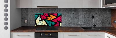 Panel do kuchyne Geometrické pozadie