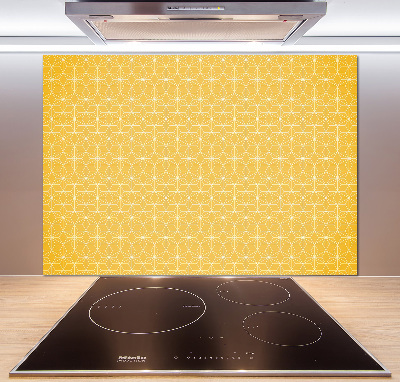 Sklenený panel do kuchynskej linky Hviezdy