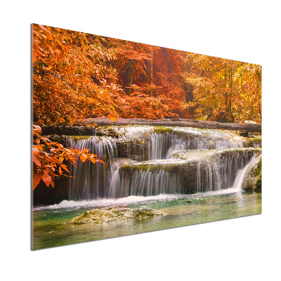 Panel do kuchyne Vodopád jeseň