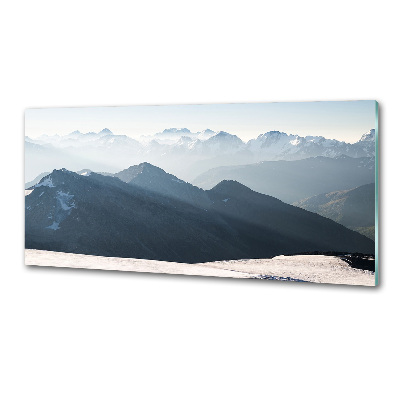 Panel do kuchyne Horské vrcholy