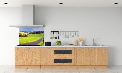 Dekoračný panel sklo Polní cesta